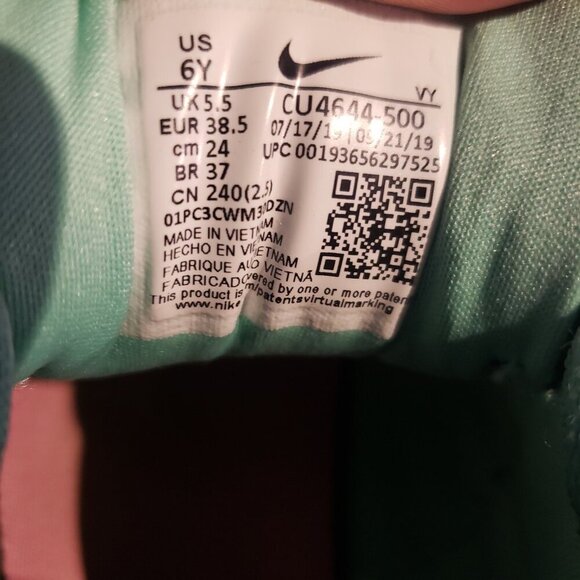 Nike womens Sneakers 7.5 Star Runner GS Imperial Purple  CU4644-500  EUC - Picture 8 of 8